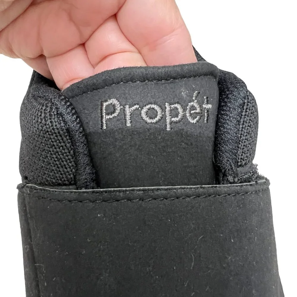 NWOT Propet Viator Knit Strap black men's sneaker size 10 - Picture 8 of 9